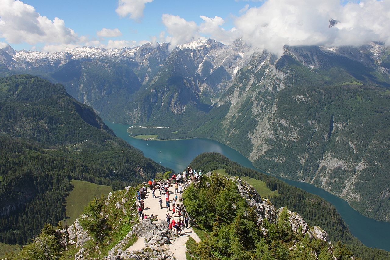 Jenner Aufstieg Berchtesgadener Land GPS Wanderatlas